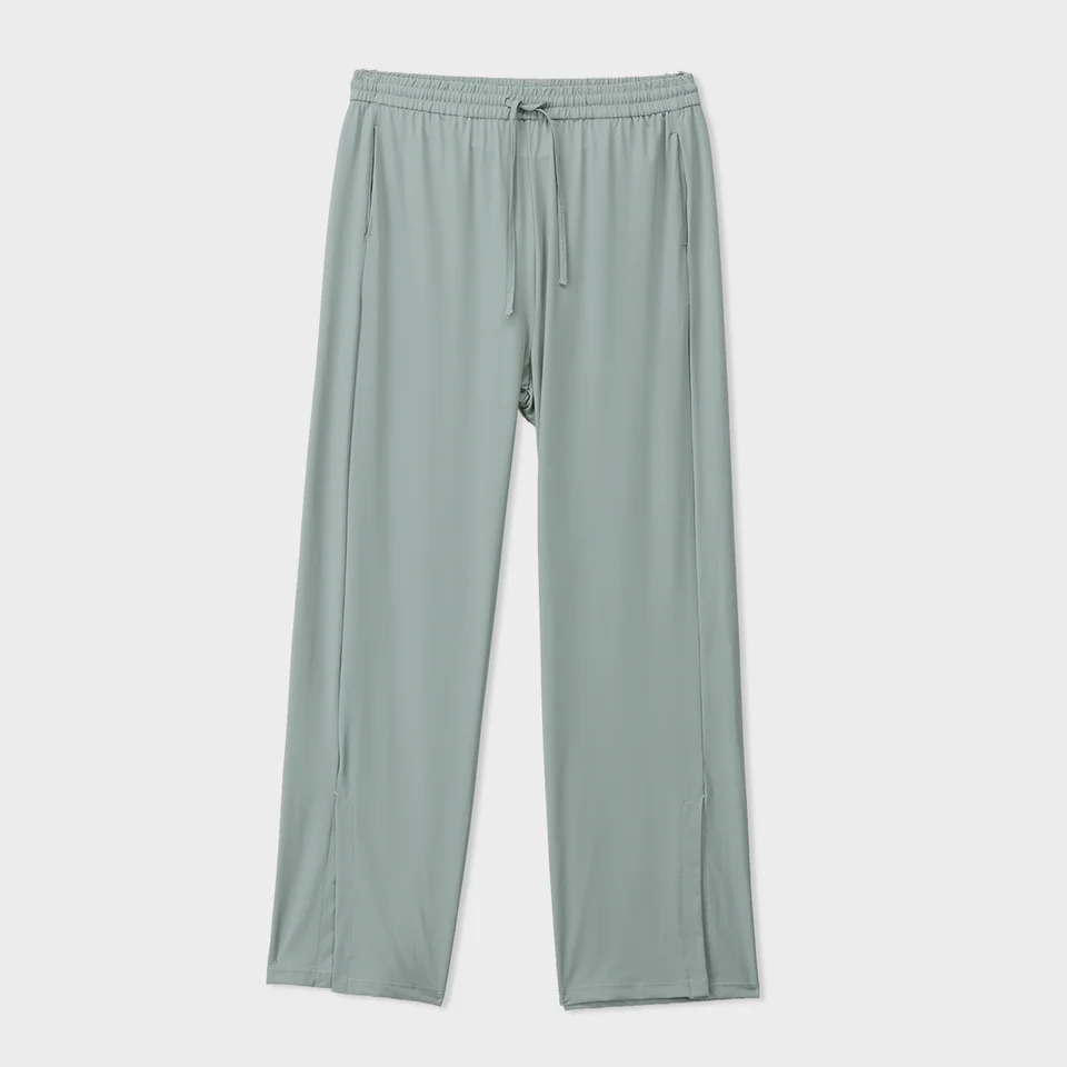 Buy online Grey Straight Slit Trousers for women in Pakistan